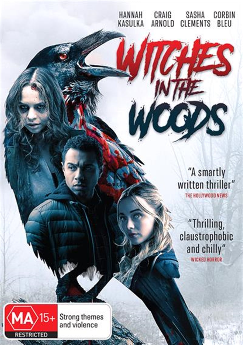 Witches In The Woods DVD - Chilling Horror Film, Winter Road Trip Adventure