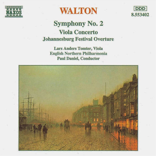 Walton: Symphony No.2/Viola Cto CD Album by Daniel/Tonter/E