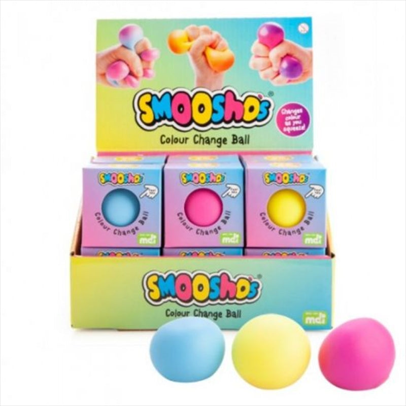Smooshos Squishy Colour-Changing Ball Single Random Item