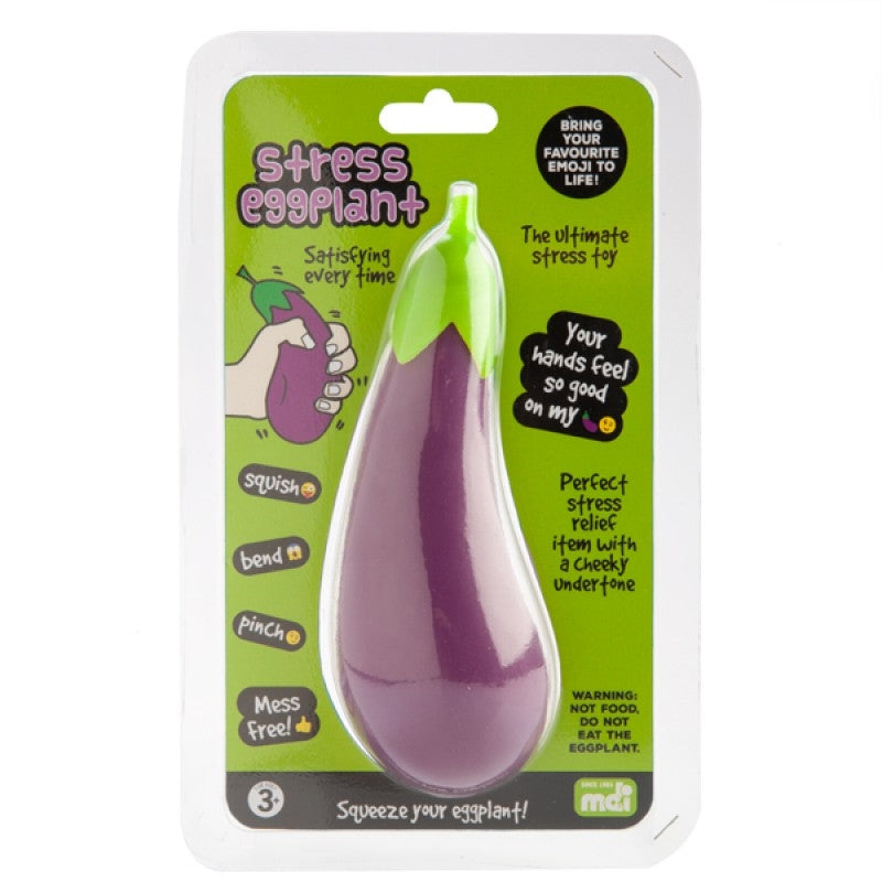 Premium Eggplant Stress Relief Novelty Toy
