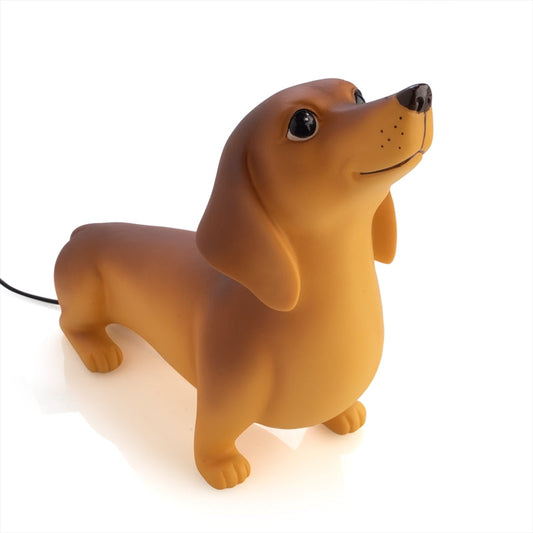 Dachshund Table Lamp - Cute LED Night Light, 240x90x200 mm, Safe for Kids