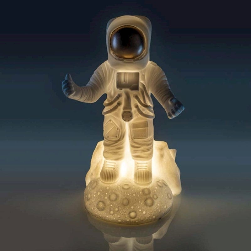 Astronaut On The Moon LED Table Lamp 16.3 x 28 cms - Battery Operated, Safe for Kids - SuperSaverAU - view 1