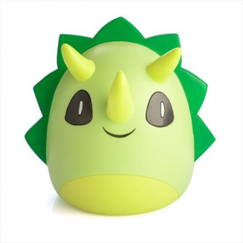 Smooshos Pals Triceratops Table Lamp, 165mm - LED, Kawaii Design, USB Charger - SuperSaverAU - view 1