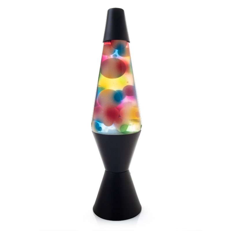 Graffiti Diamond Motion Lamp - Edgy Diamond-Shaped Design with Rainbow Lava - SuperSaverAU - view 1