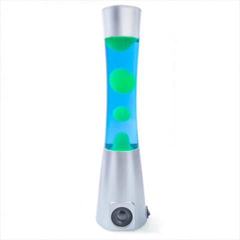 Premium Silver Blue Yellow Motion Lamp Bluetooth Speaker