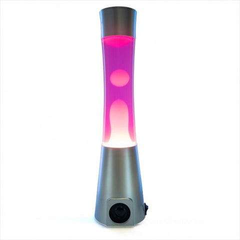 Premium Silver Pink White Motion Lamp Bluetooth Speaker