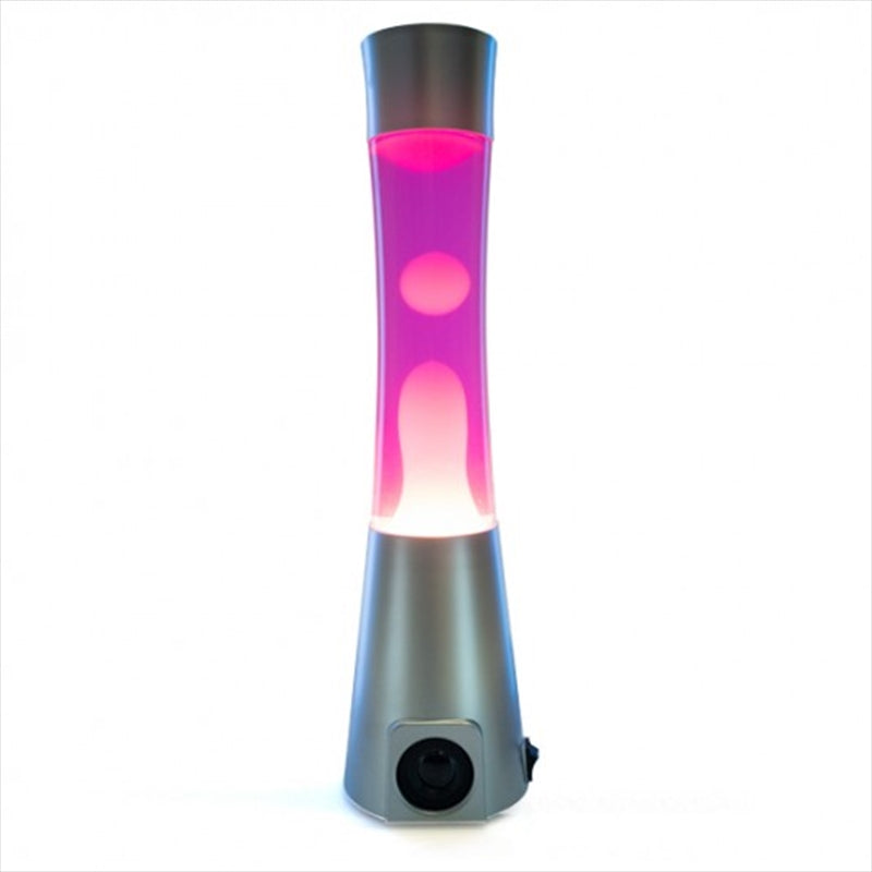 Premium Silver Pink White Motion Lamp Bluetooth Speaker