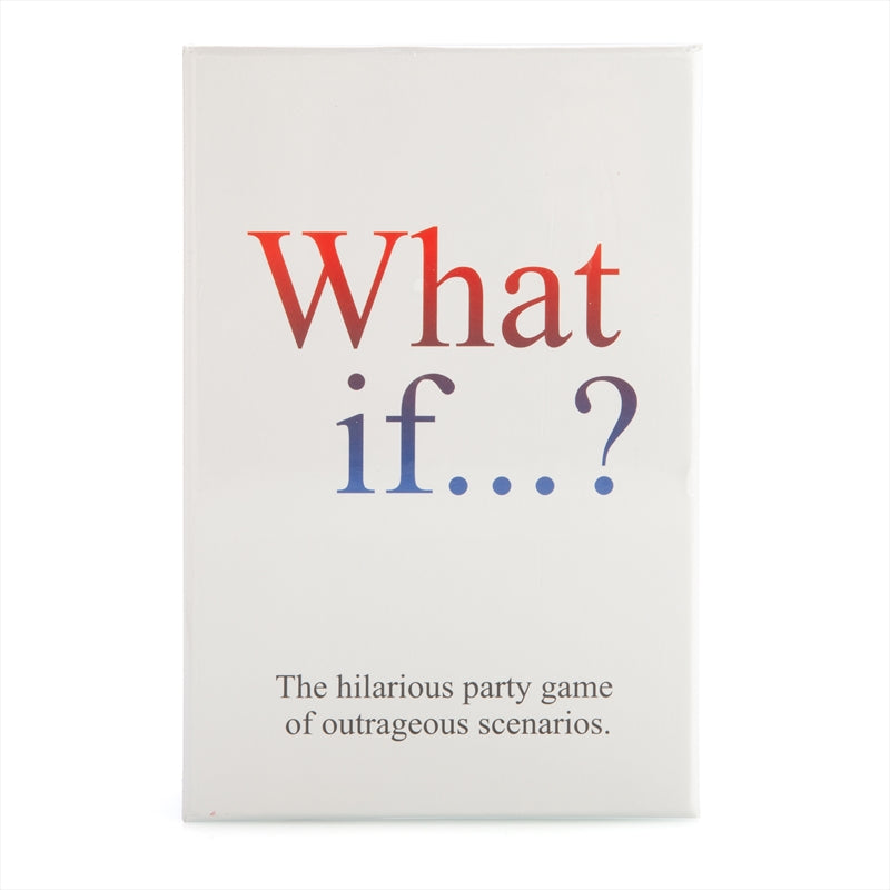 What If Card Game - Fun Party Game for Friends & Family