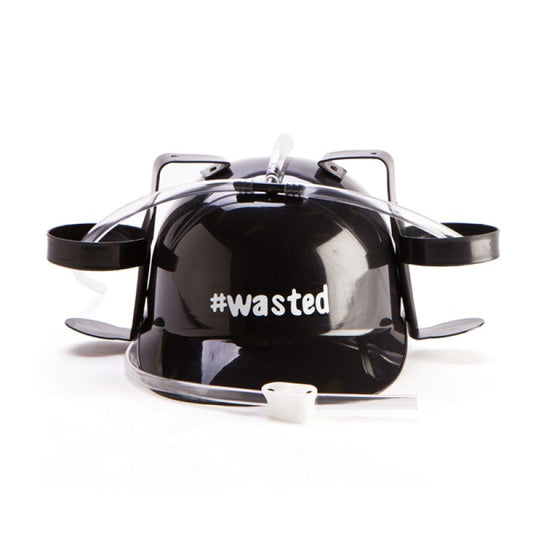 #wasted Black Drinking Hat - Stylish Design for Fun Party Photos