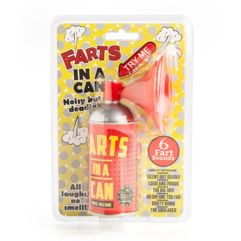 Farts In A Can Noise Machine - 6 Hilarious Sounds, 70x70x150mm, Batteries Included - SuperSaverAU - view 1