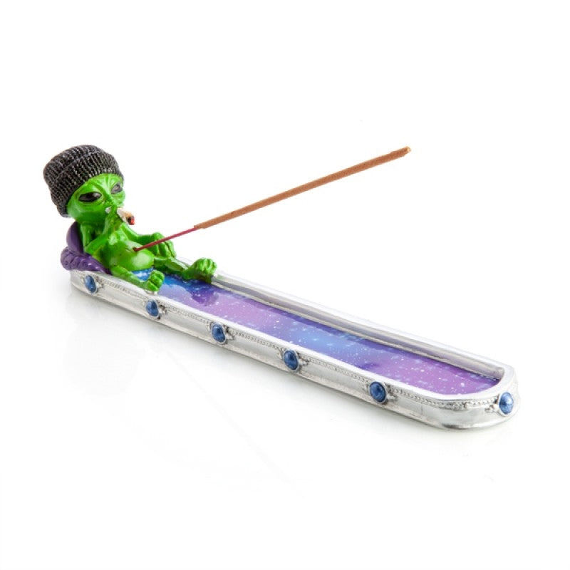 Premium Stoned Alien Incense Burner Quirky Decorative Home Fragrance Holder