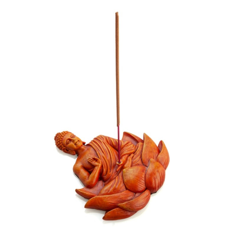 Orange Buddha Incense Burner - SuperSaverAU - view 1