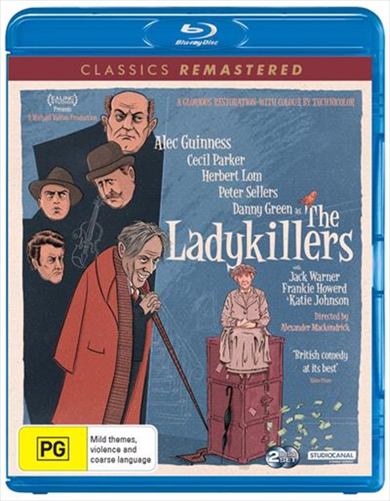 Ladykillers Blu-ray - Classics Remastered, Hilarious Comedy, 1 Disc