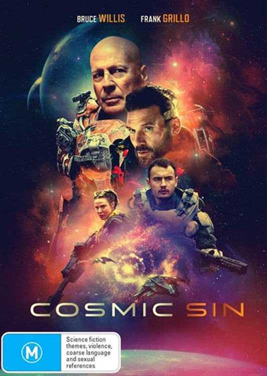 Cosmic Sin DVD - Sci-Fi Action Film Starring Frank Grillo & Bruce Willis