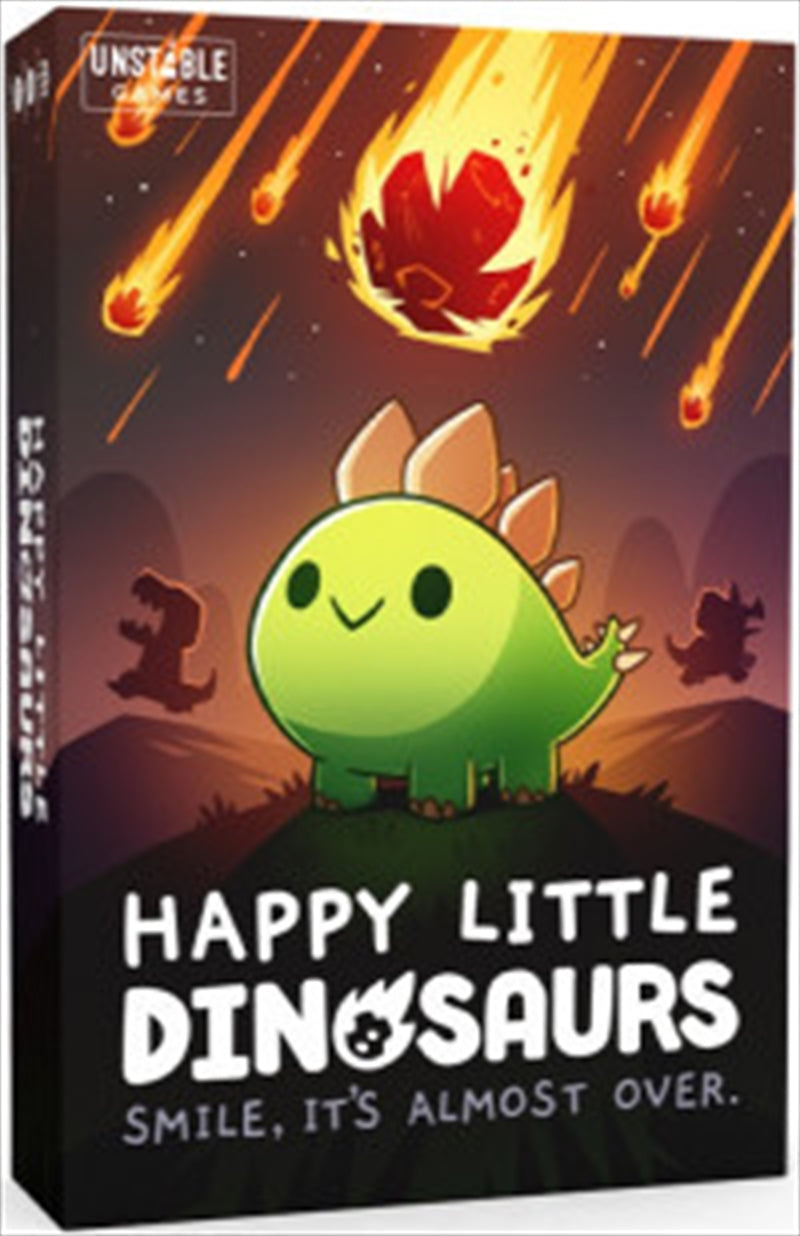 Happy Little Dinosaurs Base Game - 2-4 Players, Dodge Disasters & Collect Points
