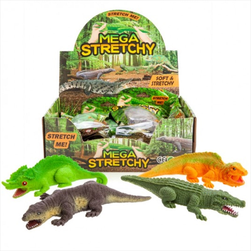 Mega Stretchy Reptile - 1.5m Flexible Stretch Toy for Kids - SuperSaverAU - view 1