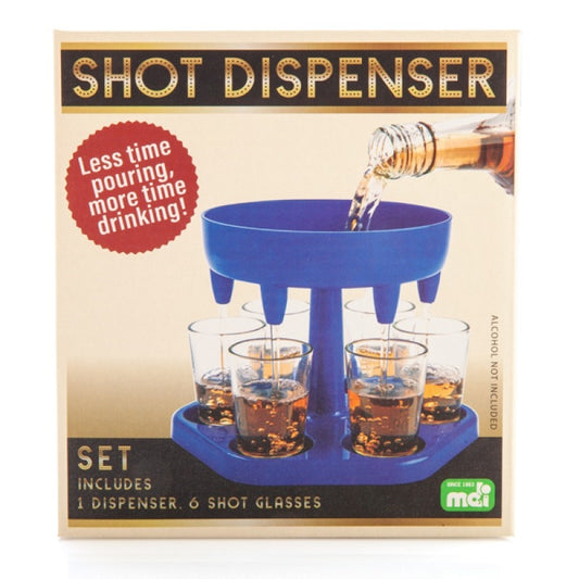 Shot Dispenser with 6 Shot Glasses Multi-Function Drinks Server