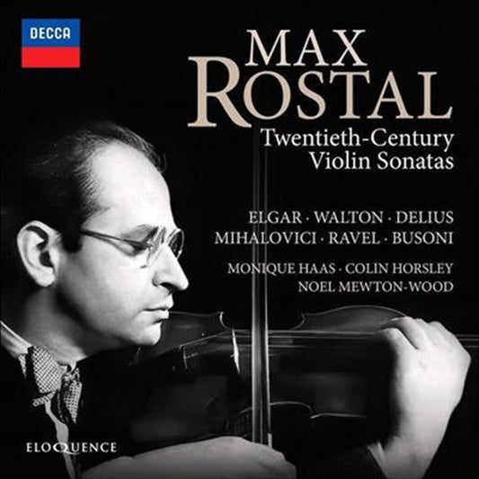 Rostal 20th Century Violin Sonatas CD Album - Classical Music Collection
