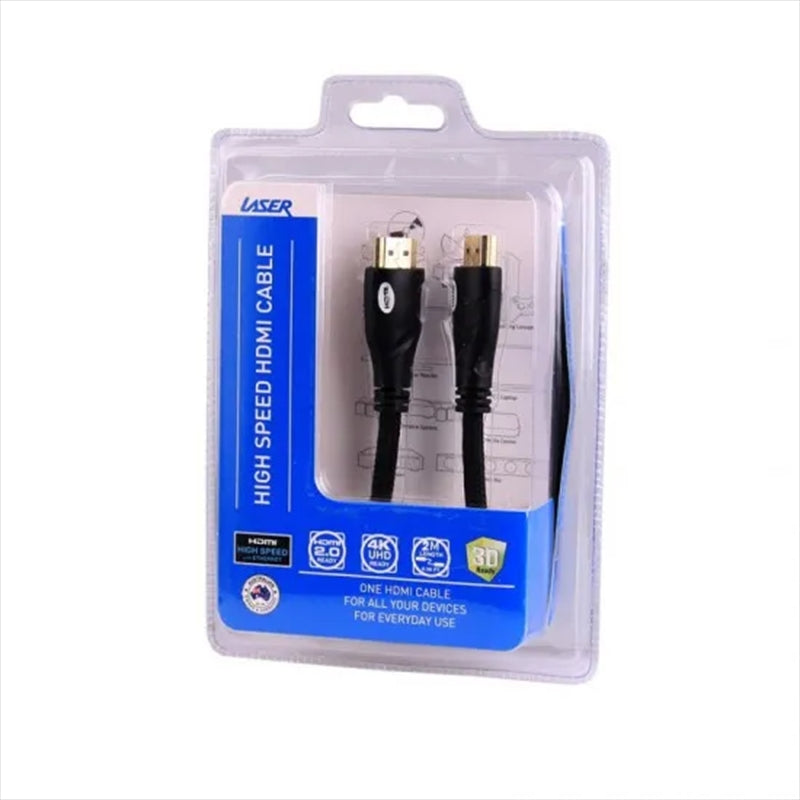 2 meter 4K HDMI & 3D TV Cable 2.0M - SuperSaverAU - view 1