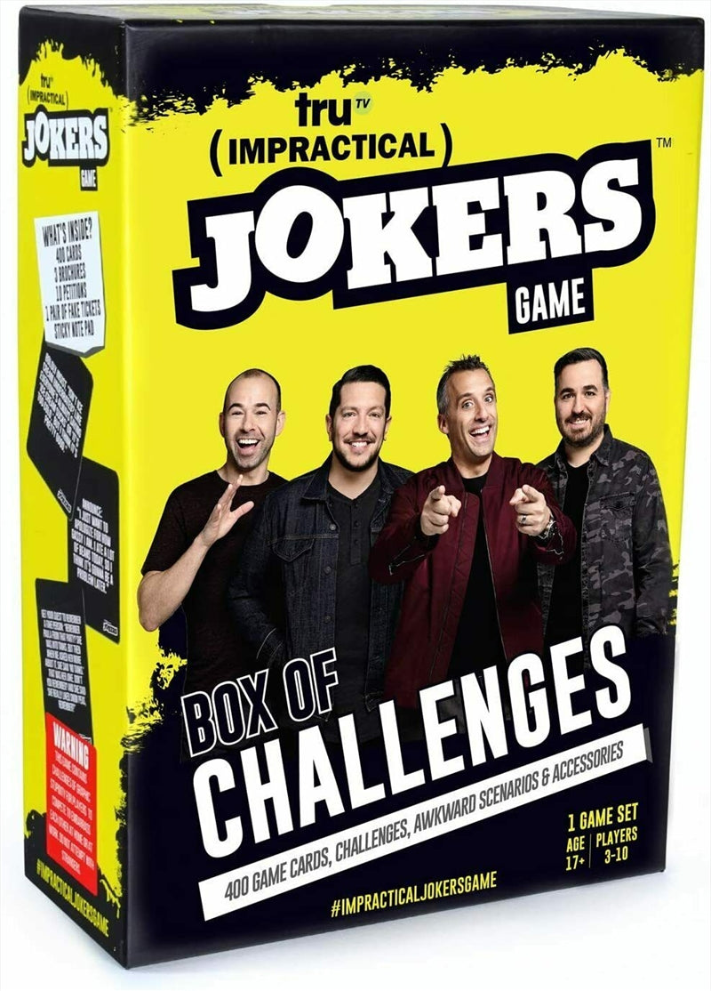 Impractical Jokers Game - 3-10 Players, 60-120 Min Playtime, 17+ Age