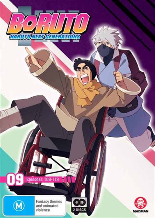 Boruto - Naruto Next Generations - Part 9 DVD (Eps 106-119) - Ninja Steam Scrolls