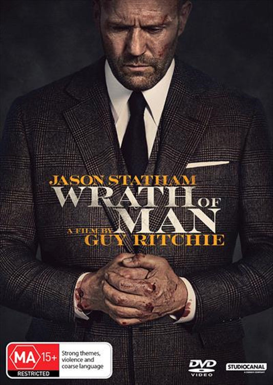 Wrath Of Man DVD - Action Thriller, Cold Character, Cash Truck Heist