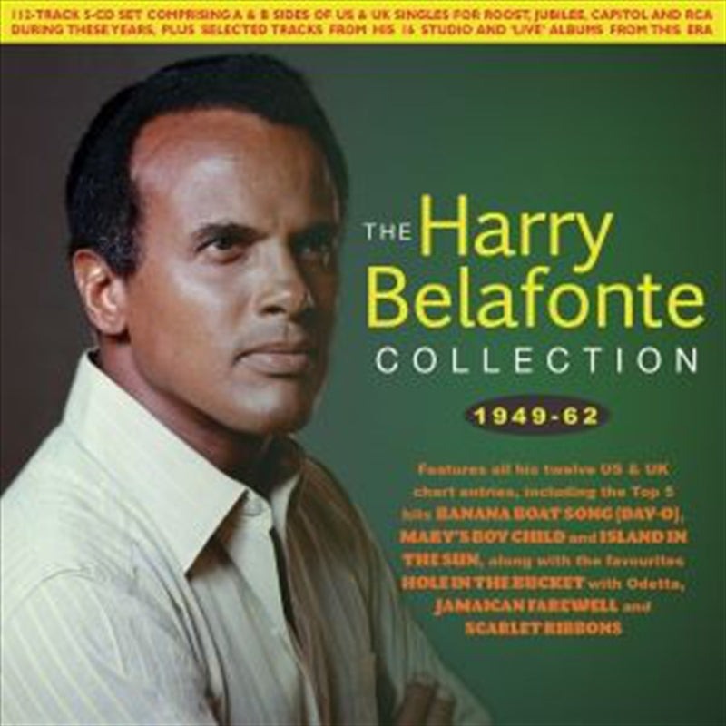 Harry Belafonte CD Album: Collection of Hits from 1949-1962