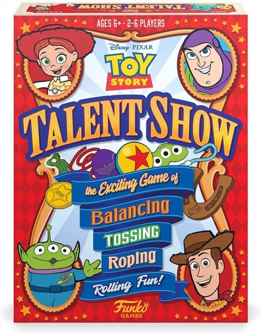 Toy Story Talent Show Game - 100 Challenges for 2-6 Players, Ages 6+