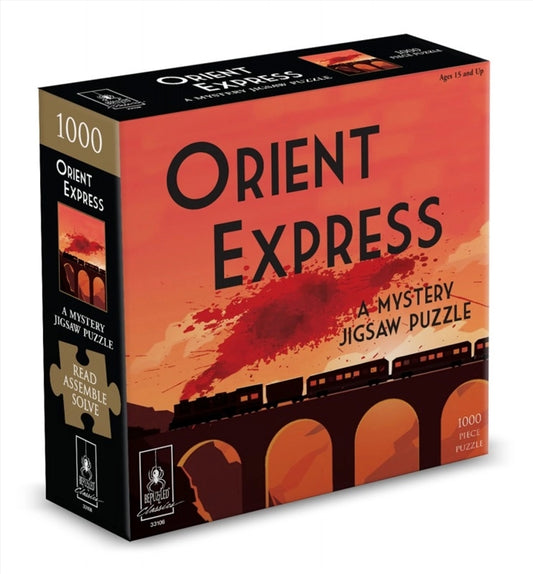 Orient Express Mystery Puzzle - 1000 Piece - Assemble and Solve the Mystery