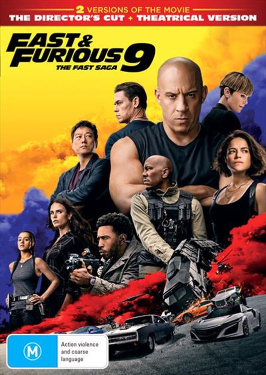 Fast and Furious 9 - The Fast Saga DVD - Action, Adventure, Family, 1 Disc