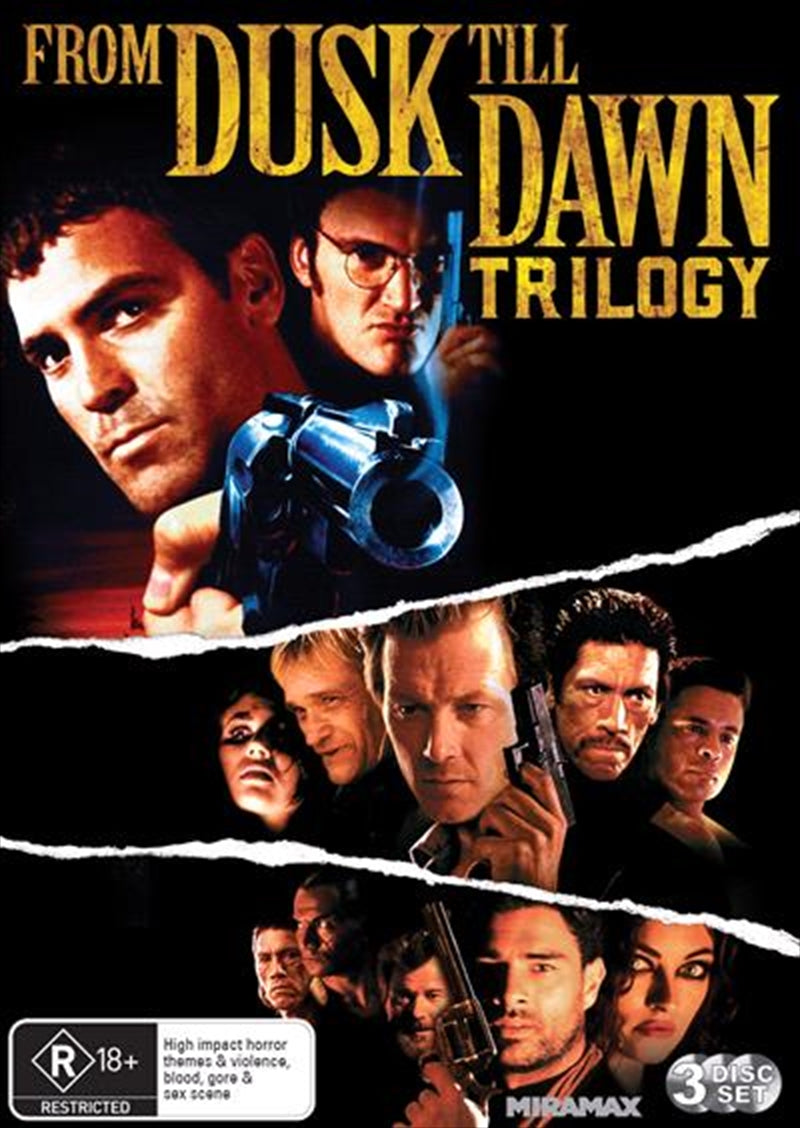 From Dusk Till Dawn 3 Movie Franchise Pack DVD - Action Horror Trilogy