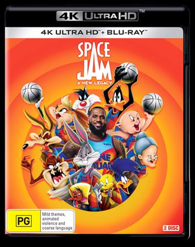 Space Jam - A New Legacy | Blu-ray + UHD - LeBron James, Looney Tunes Adventure