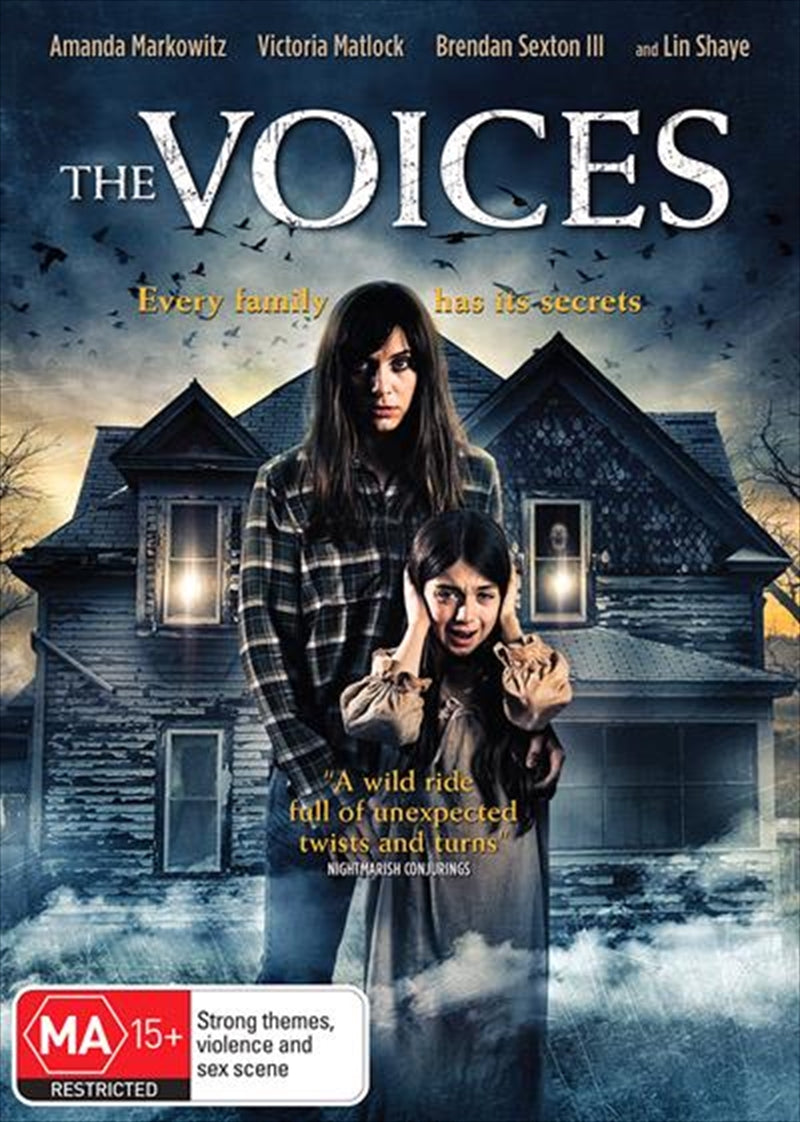 The Voices DVD - Psychological Thriller Starring Amanda Markowitz & Lin Shaye