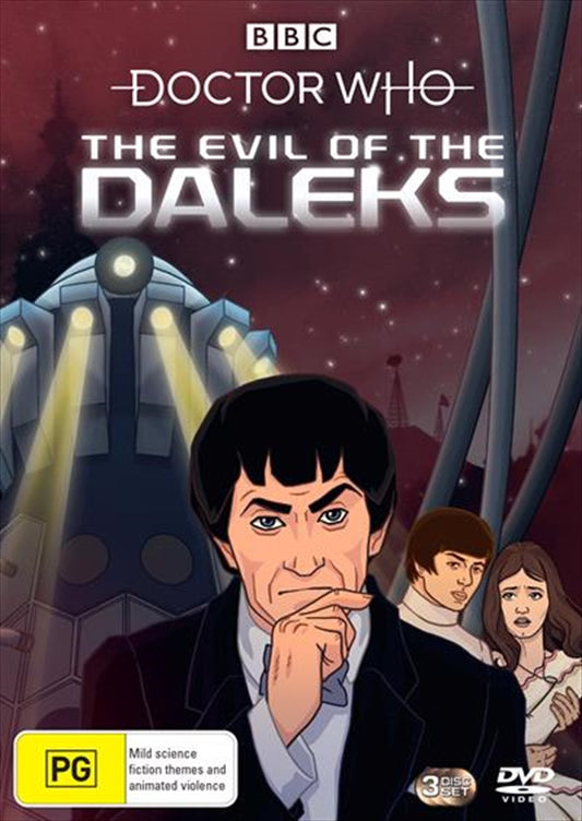 Doctor Who Evil Of The Daleks DVD - Animated Presentation, 1967 Classic