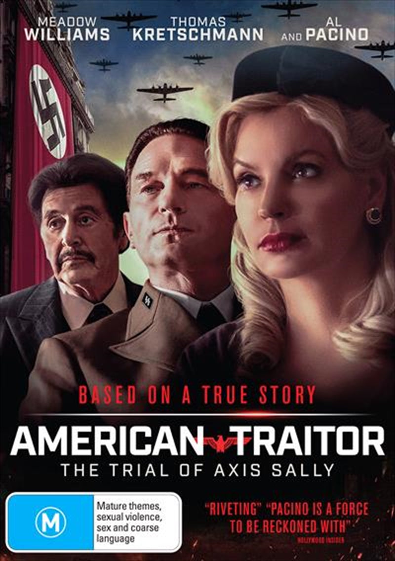 American Traitor - The Trial Of Axis Sally DVD - WWII True Story Film