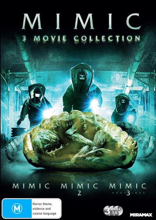 MIMIC 3 Movie Franchise Pack DVD - Includes MIMIC, MIMIC 2, MIMIC 3: SENTINAL