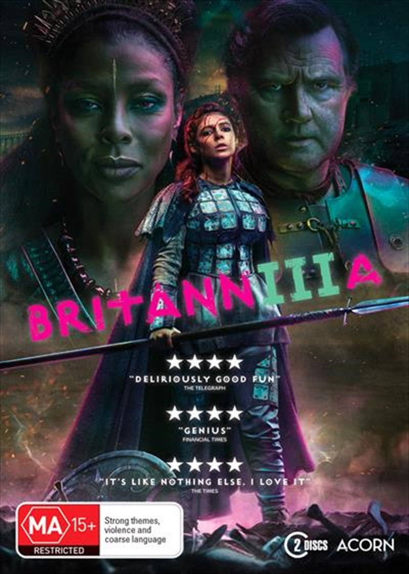 Britannia - Season 3 DVD, Cait's Journey, War-Torn People, 2023 Release