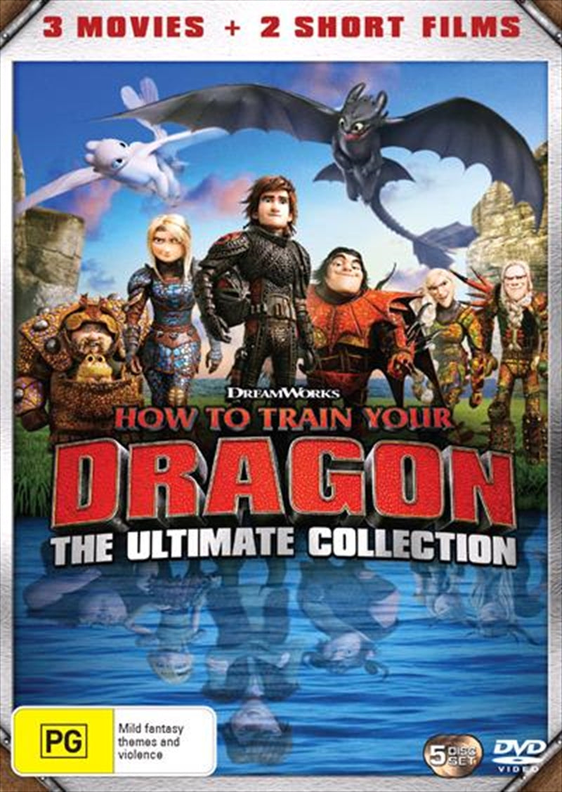 How To Train Your Dragon DVD Collection - Includes Hidden World, Night Fury, Homecoming