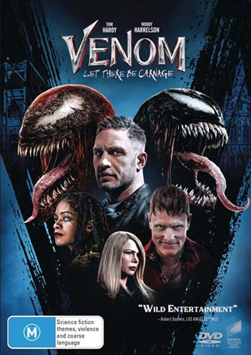 Venom - Let There Be Carnage DVD, Tom Hardy, Action, Marvel, 2021