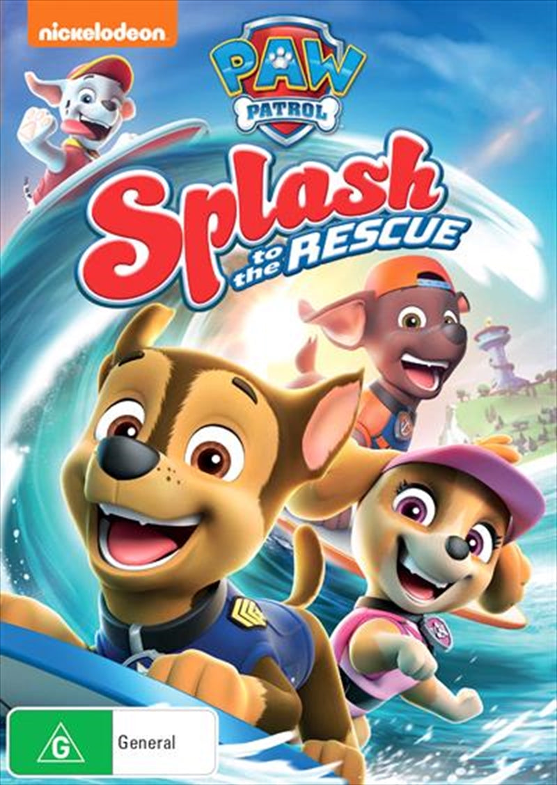 Paw Patrol - Splash To The Rescue DVD - Adventure Bay Rescue Adventure