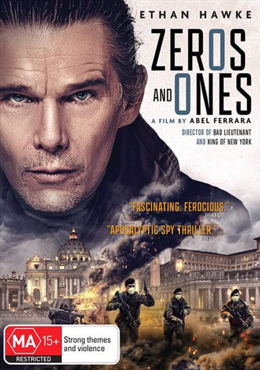 Zeros And Ones DVD - Ethan Hawke Political Thriller, 2023 Release