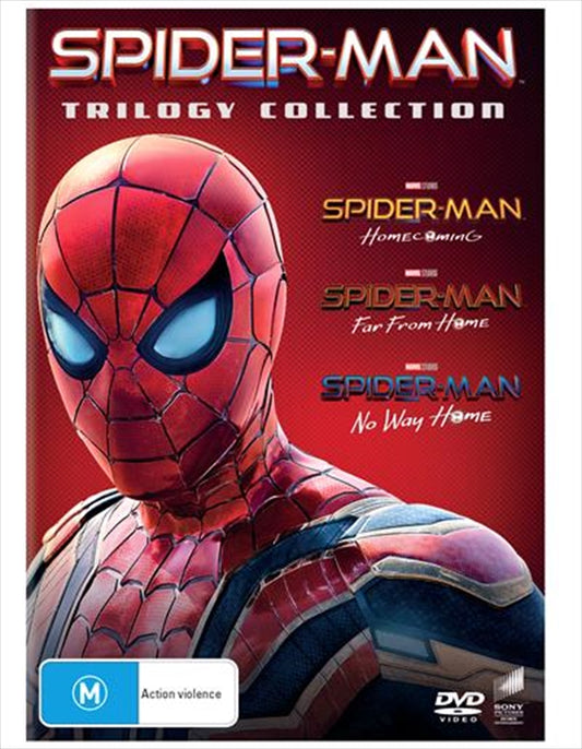 Spider-Man 3 Movie Franchise Pack DVD - Homecoming, Far From Home, No Way Home