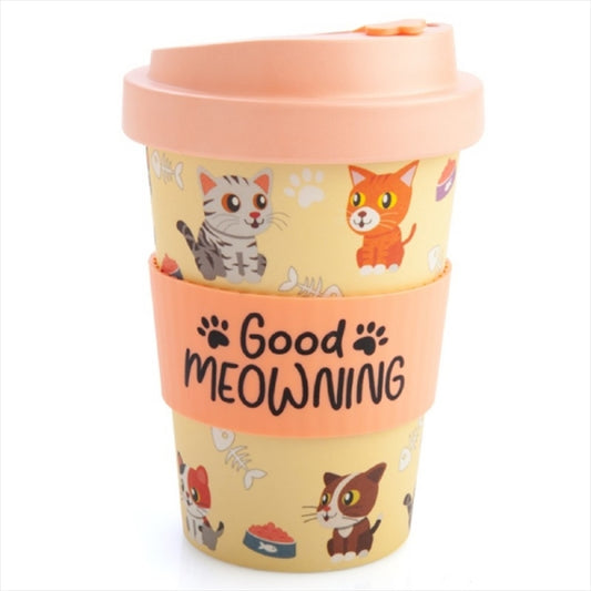 Cat Eco-to-Go Bamboo Cup - Perfect for Cat Lovers