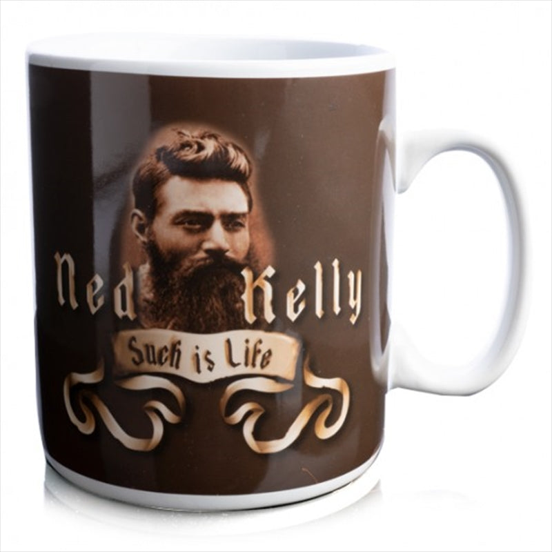 Ned Kelly Giant Mug - Vintage Design 900ml Capacity