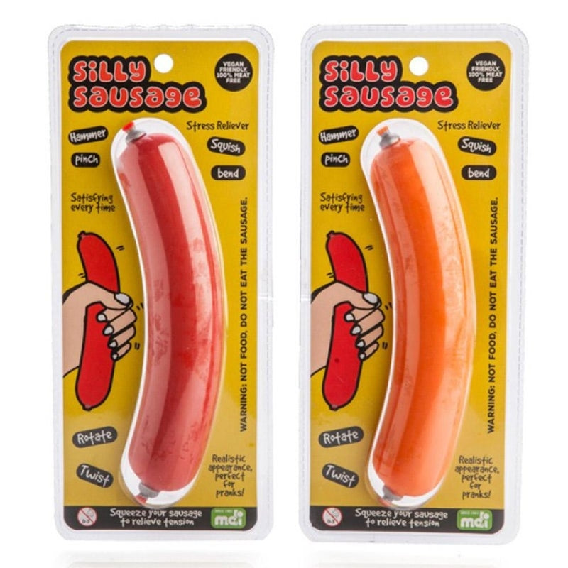 Premium Silly Sausage Stress Reliever Novelty Toy