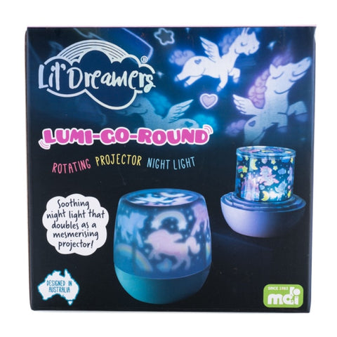 Premium Unicorn Rotating Projector Night Light with 6 Light Settings