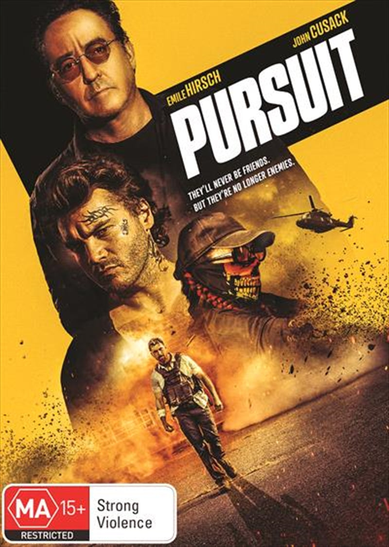 Pursuit DVD - Detective Thriller with Ruthless Hacker and Female Cop