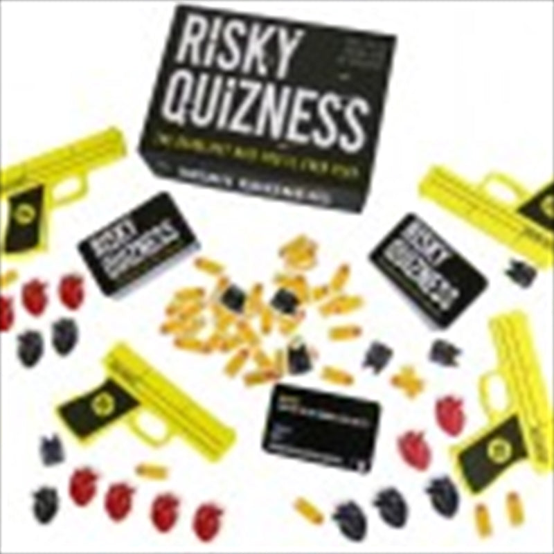 Risky Quizness Board Game - Fun Trivia Challenge for Family Game Night