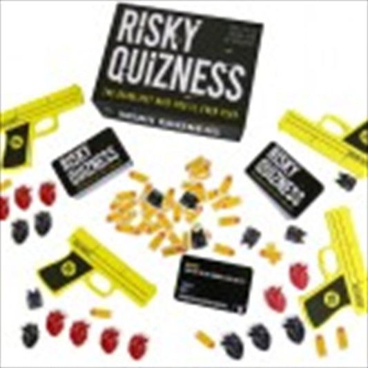 Risky Quizness Board Game - Fun Trivia Challenge for Family Game Night