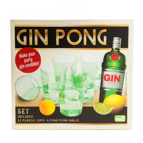Gin Pong Drinking Game - 12 Cups & 4 Balls - Fun Twist on Beer Pong - SuperSaverAU - view 1